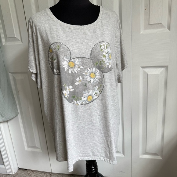 Disney Tops - Disney Gray Mickey Mouse T-Shirt